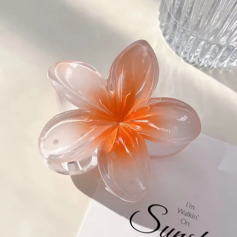 eyeTiff Gradient Flower Hair Clip Accessories