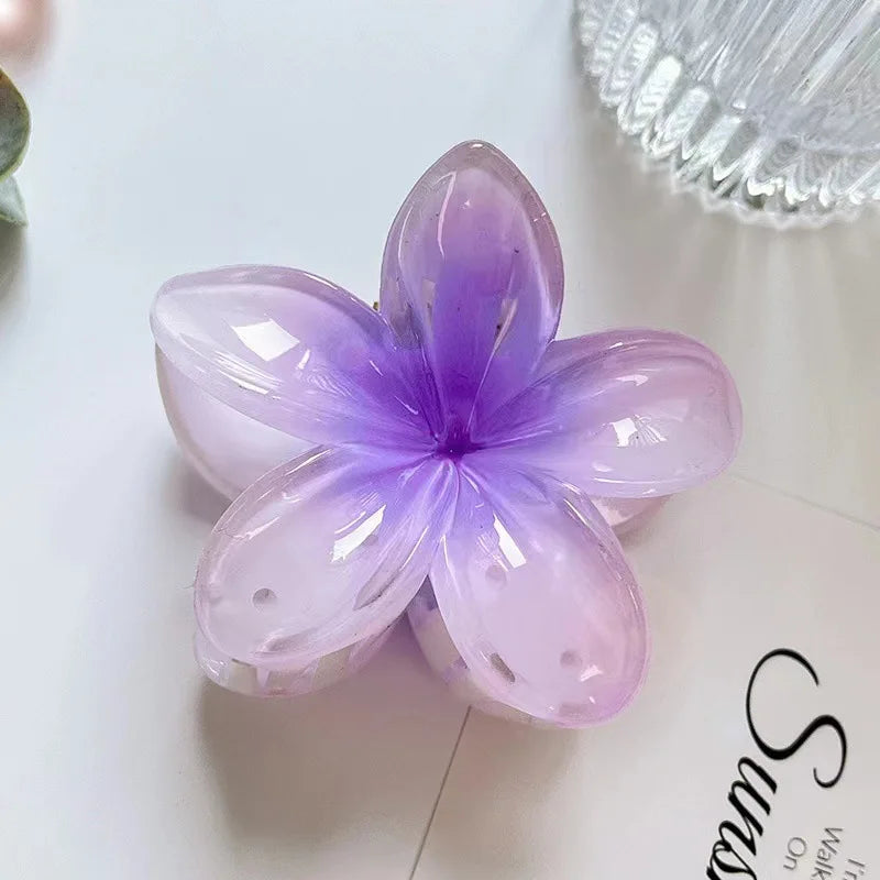 eyeTiff Gradient Flower Hair Clip Accessories