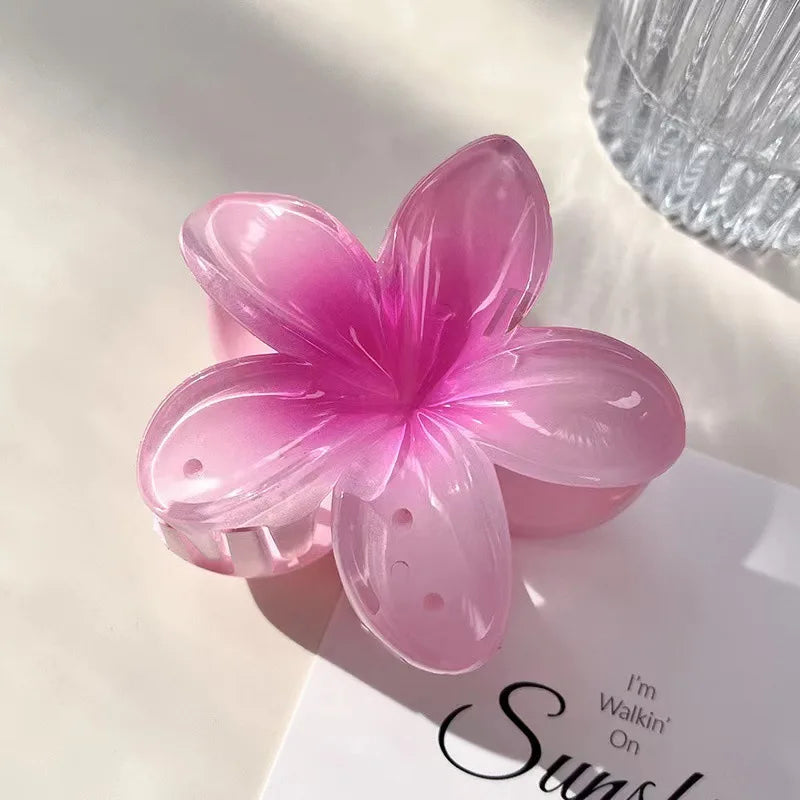 eyeTiff Gradient Flower Hair Clip Accessories